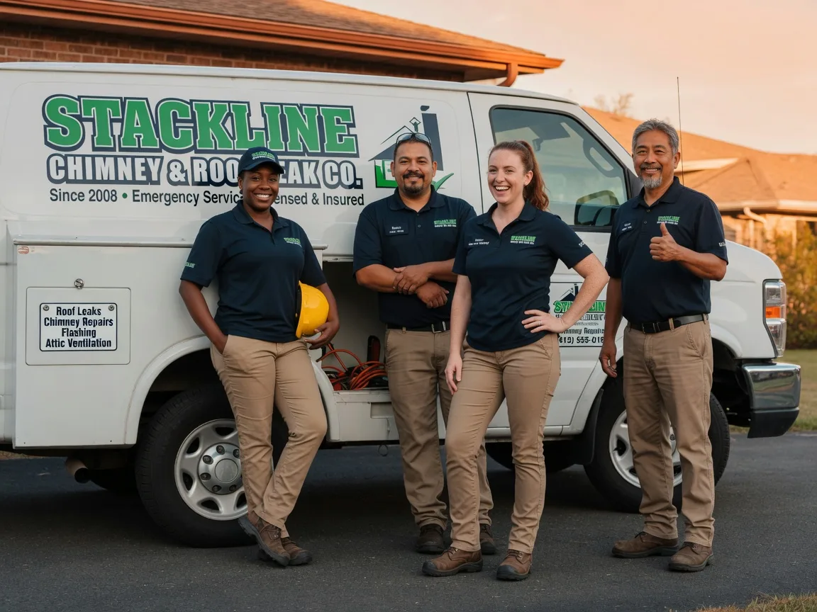 Chimney flashing repair company in Stroud, OK